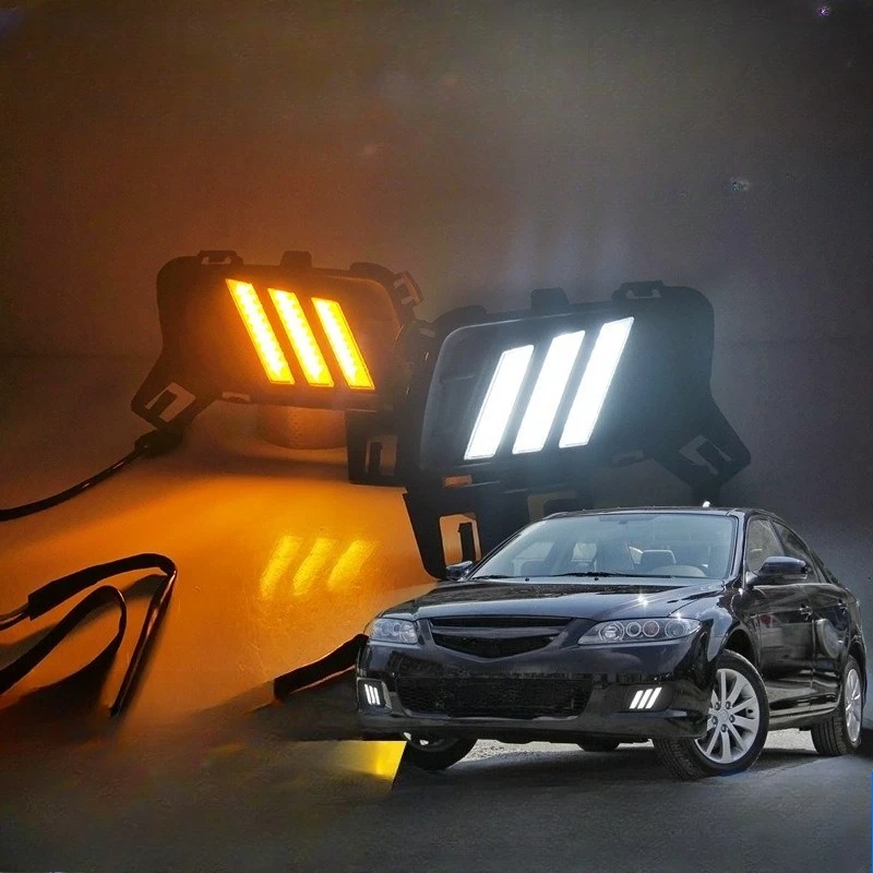 

For Mazda 6 Atenza 2006 2007 2008 2009-2015 Sport (GH) Led Daytime Running Light Front Fog Lamp Dymanic Turn Signal Brake Light