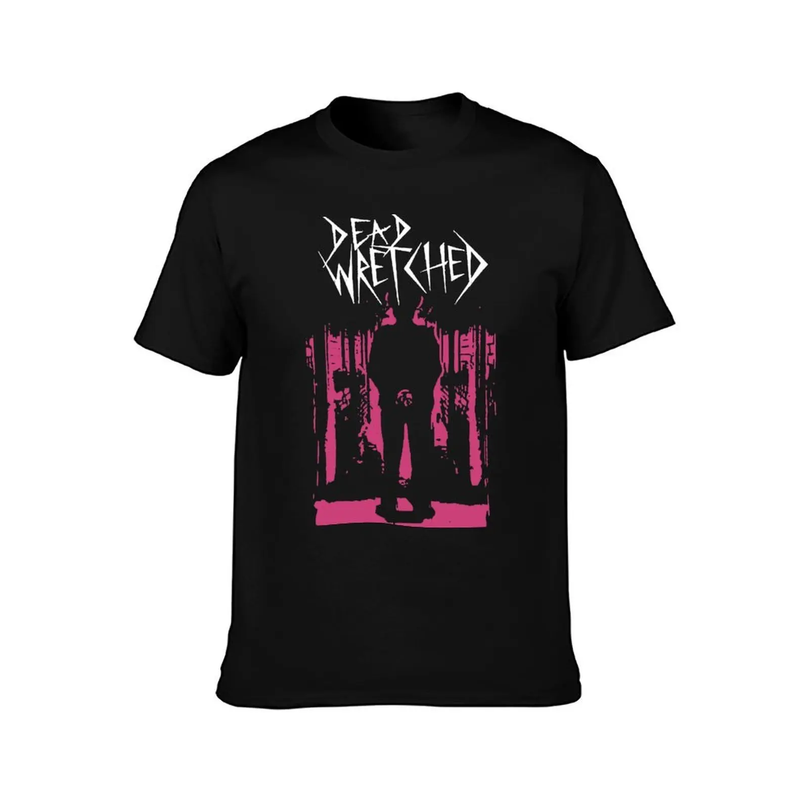 Dead Wretched T-Shirt Summer Casual Cotton Tee Oversized Streetwear Tops Vintage Graphic Print Loose Fit Short Sleeve