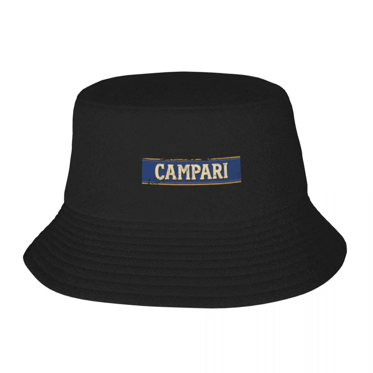 

Campari Monogram Distressed Design #2 Bucket Hat Male Beach Bag Sun Hat For Children Mens Caps Women's