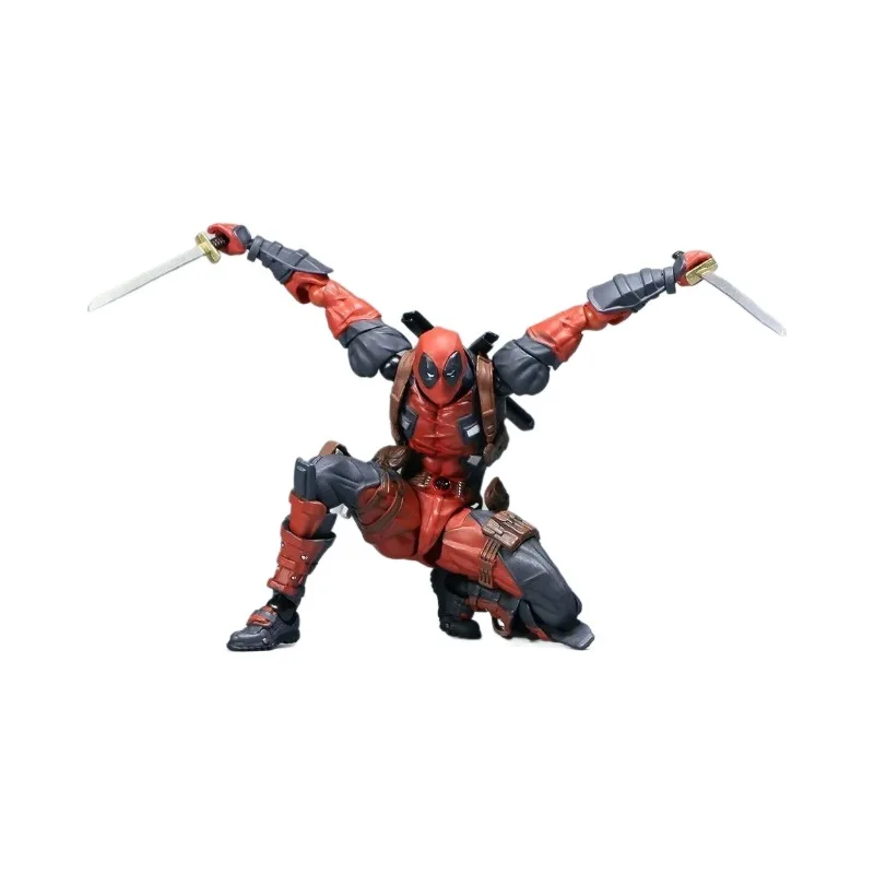 Marvel Avengers Deadpool Mobile Joint Model Box Set, juguete hecho a mano para niños, adorno, regalo de cumpleaños