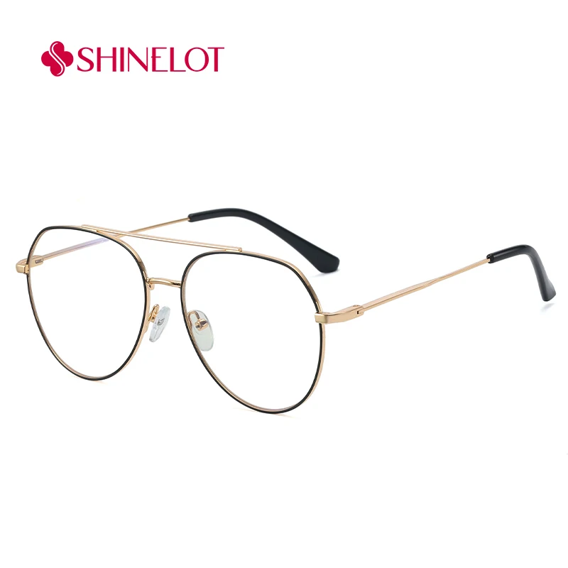 

95852 Women Double Bridge Eyeglasses Frame Female All Face Shapes Glasses Cool Transatlantic Eyewear