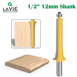 LAVIE 12MM 1/2 Shank Door Window Line Casing Router Bit Woodworking Milling Cutter For Wood Bit Tungsten Cobalt Alloy MC03155