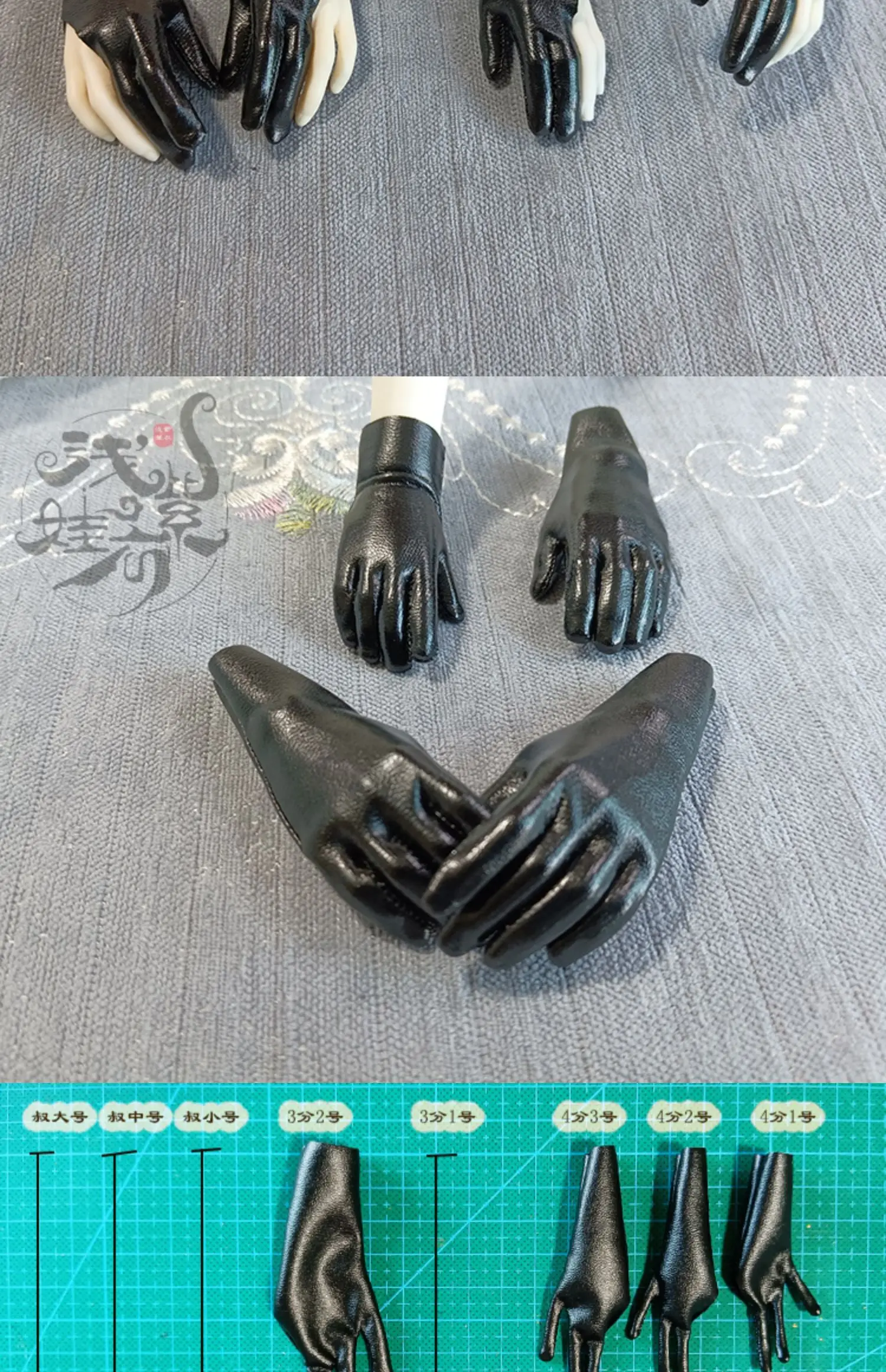 1/4 1/3 Scale BJD Doll Accessories Vintage Knitted or PU Gloves For BJD/SD MSD SD13 Girl SD17 SSDF Strong Uncle C1039