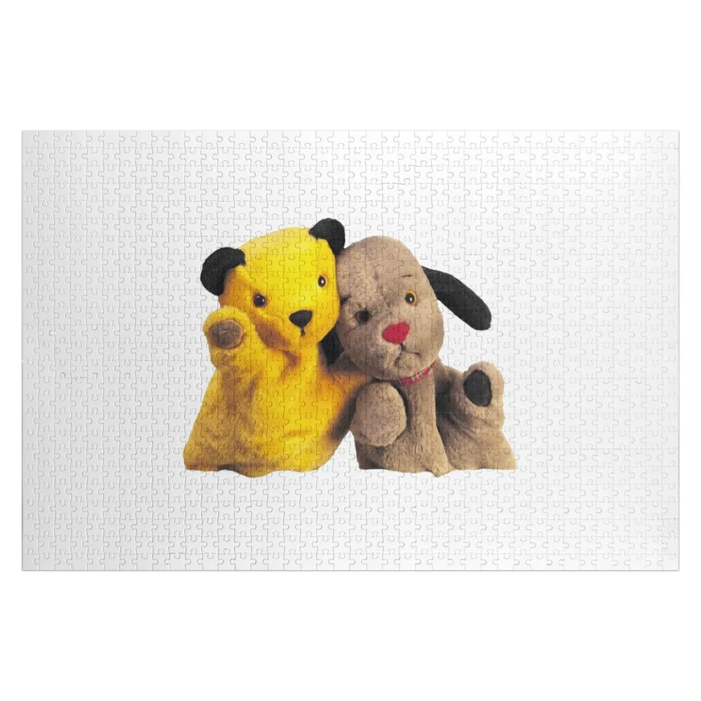 

Sooty and sweep Jigsaw Puzzle Custom Gifts Wooden Boxes Adult Wooden For Children Puzzle