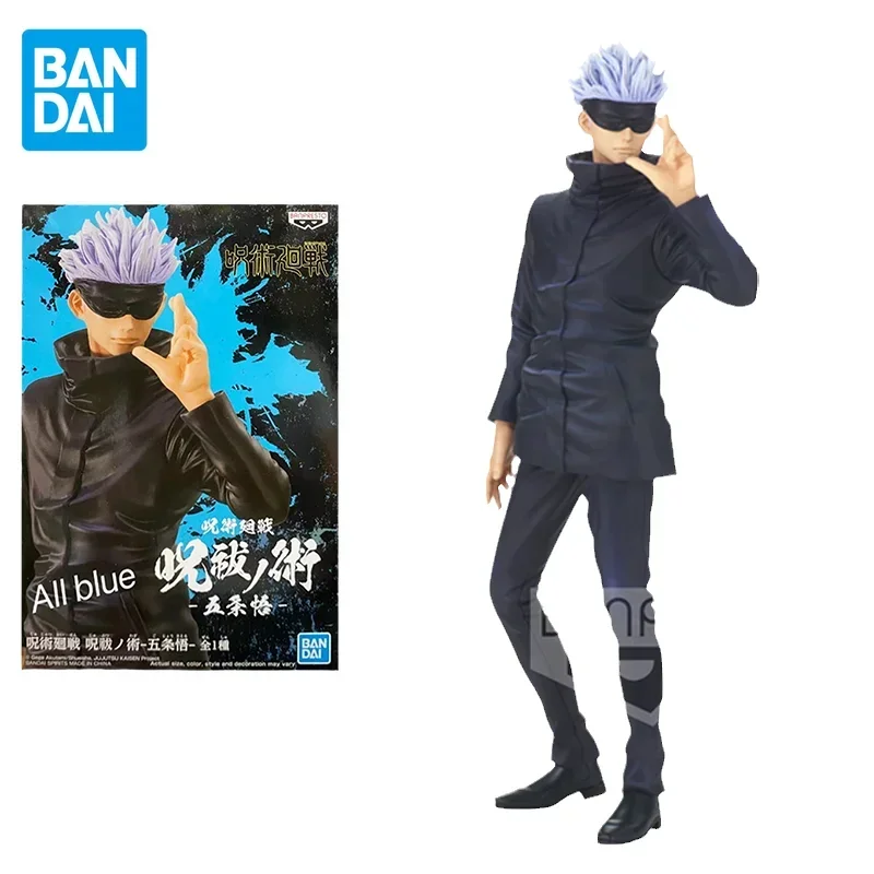 

Bandai Original Jujutsu Kaisen Anime Figure Gojo Satoru Action Figure Toys for Kids Gift Collectible Model Ornaments Dolls