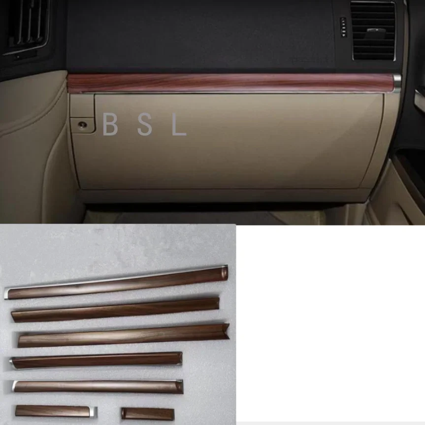 

For Toyota Land Cruiser LC200 2008-2020 Car Inner Door Stripe Decoration Cover Trim Interior Door Window Handle Panel Cover Trim