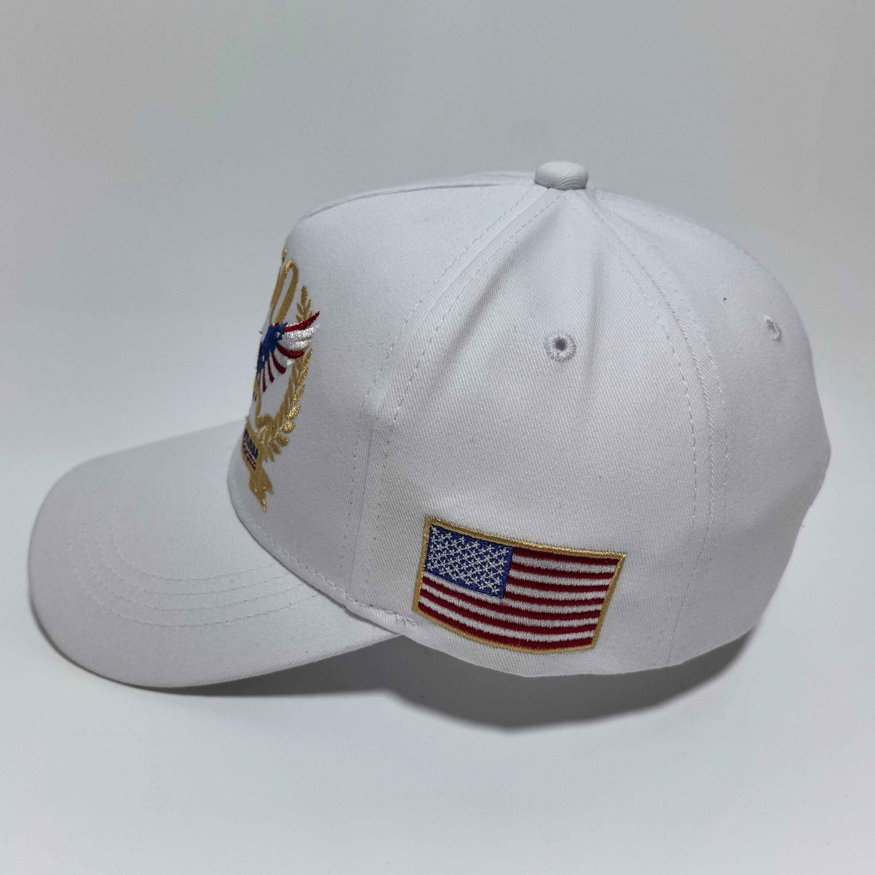 野球帽、白頭鷲の旗が刺繍されたキャップ、アメリカ愛国的なパパ - Golf Cap Dad のレビューと価格