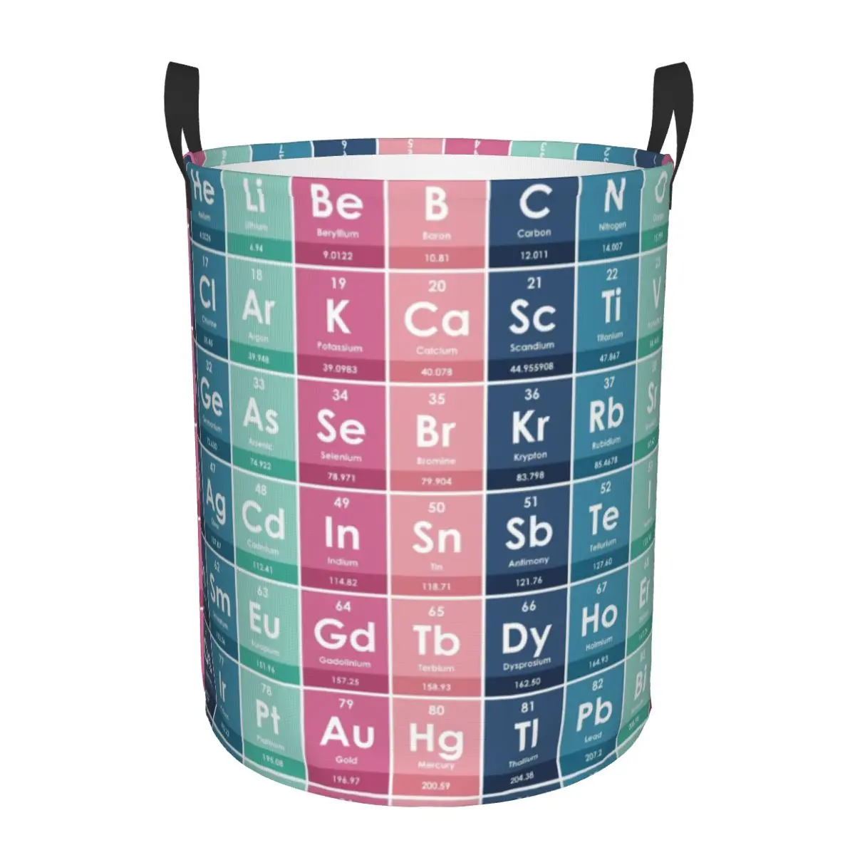 Elements Of The Periodic Table Laundry Hamper Large Storage Basket Education Student Kids Nursery Toy Organizer