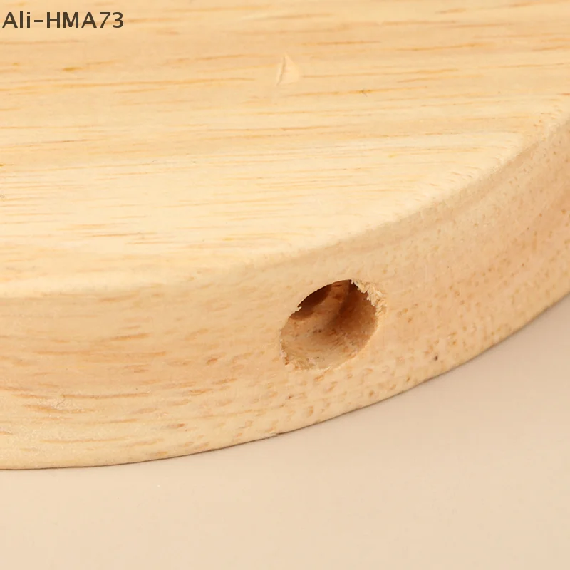 1Pc 2025 New 10/12cm Wooden Lamp Base Modern Ceiling Plate Holder Pendant Lamp fitting chandelier Base DIY Lighting accessories