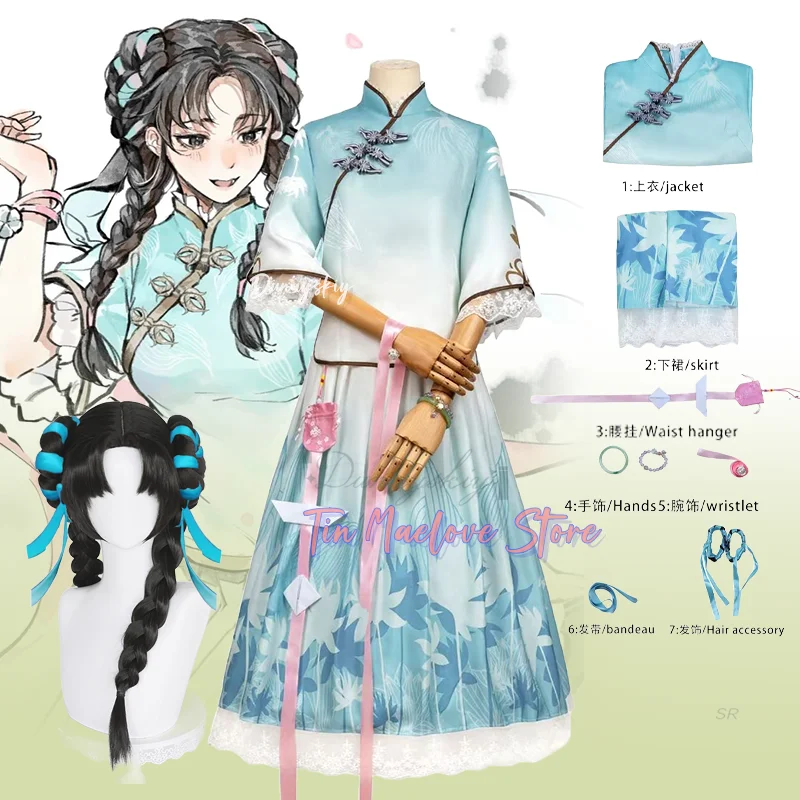 

Xi Shi Cosplay Costume -Game Suit Gorgeous Uniform for Anime and Gaming Fans Men Women Gifts