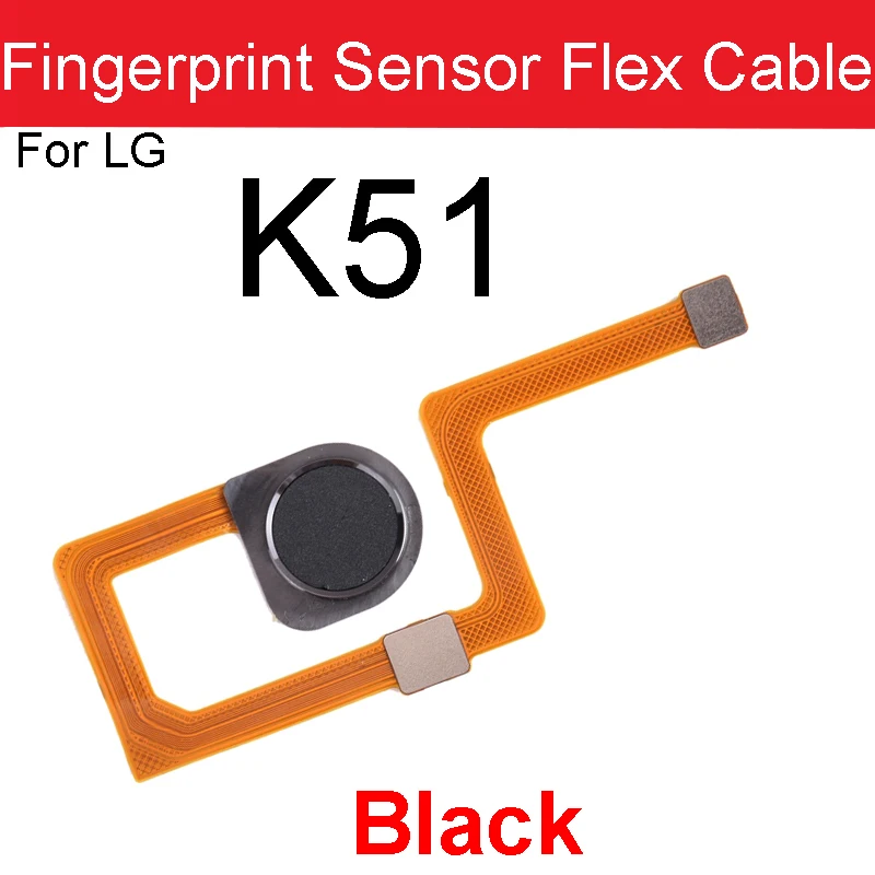 Home Button Finger Print Flex Cable For LG K40 K40S K41S K50 Q60 K50S K51 K51S Fingerprint Sensor Touch Flex Ribbon Replacement