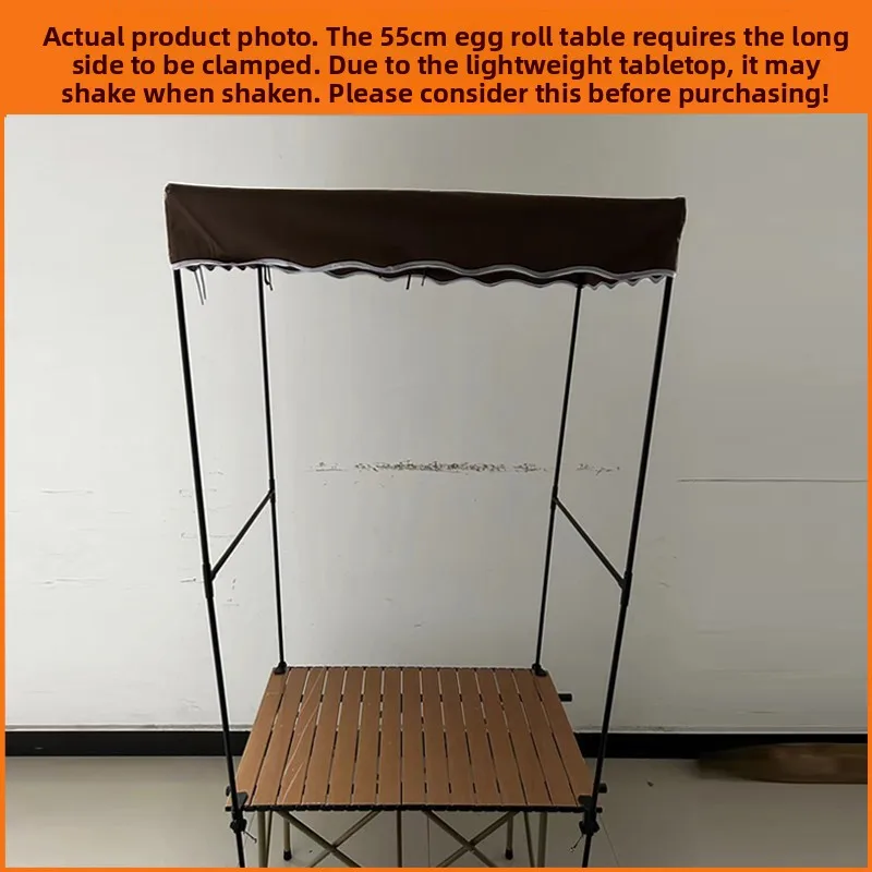 

Portable Outdoor Stall Table Top Sun ade Rain Cart Pedestrian Street Food Vendor Canopy Tent Iron Frame Construction