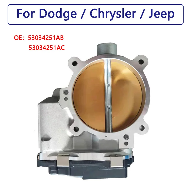 

80mm Auto Throttle Body 53034251AB 53034251AD 5184349AB For Ram Dodge Chrysler Challenger Jeep 5.7L 6.4L 2013-2019 1500 2500