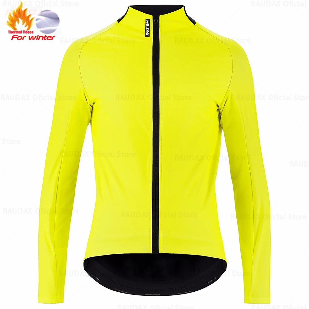 

2025 Raudax Winter Cycling Thermal Fleece Clothing Five Colors Top Cycling Jersey Sport Bike MTB Riding Clothing Warm Jackets