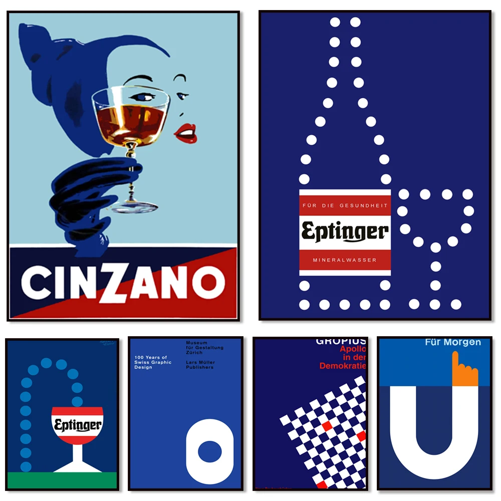 Art Basel poster by Ilya Bolotowsky. 100 years of Swiss graphic design editors. The world can change the future is not destiny.