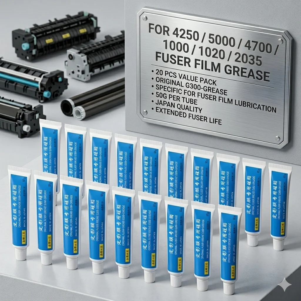 FOR HP 4250 5000 4700 1020 2035 Fuser Film Grease, 20PCS G300 Printer Lubricant Silicone Grease 50g/Tube, Laser Jet Parts