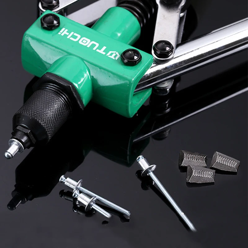 Imagem -03 - Manual Double Handle Rivet Gun Heavy Blind Rivet Tool Ferramenta Automática Save Effort in in 13 in 14 in 17 in in 321 in 4in 2464 mm