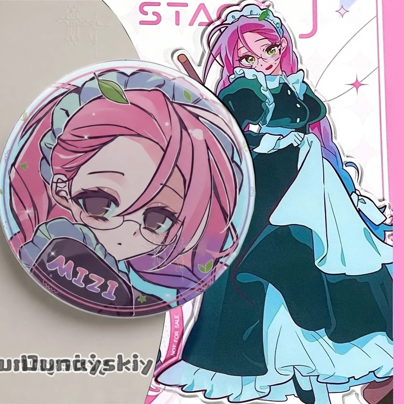 Alien Stage Mizi Badge Button Pin Anime Cartoon Collectible Brooch Comic Con Decorative Character Souvenir Pin Halloween Party​