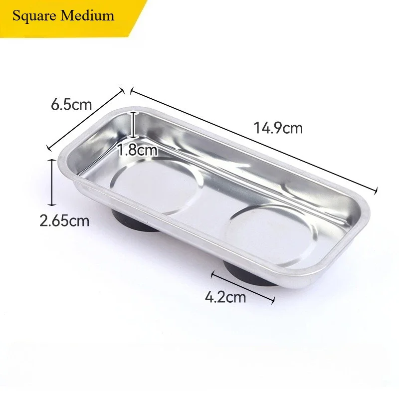 Magnetic Stainless Steel Parts Tray
