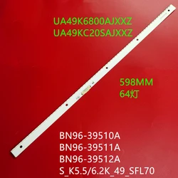 64LED LED Backlight strip For UE49K5510 UE49K5500 UE49K6300 UE49M5575 UN49K6500 UE49M5500 UE49K6400 BN96-39510A 39512A