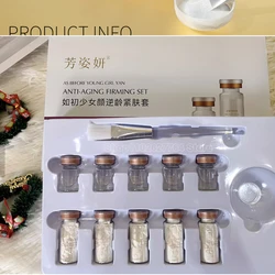 Koreanische gefrier getrocknete Puder maske DIY Hyaluron säure v Facelift ing straffende Bleaching-Maske feine Linien Anti-Falten-Hautpflege