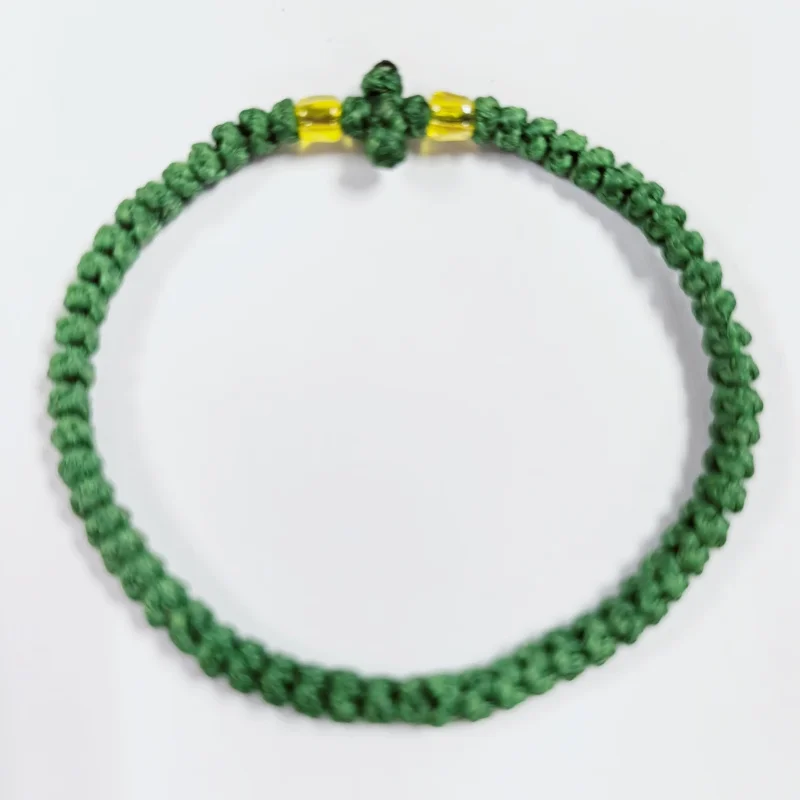 Minimum order quantity of 1,000 units.Factory Wholesale Greek Orthodox Komboskini Bracelet, Handmade Prayer Rope, Adjustable Chr