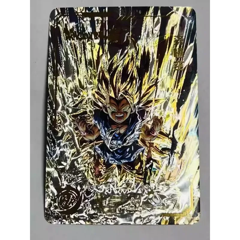 54pcs/set Dragon Ball Legend Gotenks Bejita Yonsei Self Made Refraction Flash Card Anime Classics Game Collection Cards Toy Gift