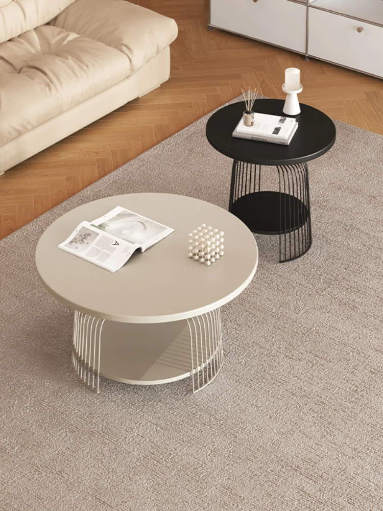 Yy Simple Small Apartment Circle and Creative Side Table Sofa Corner Table