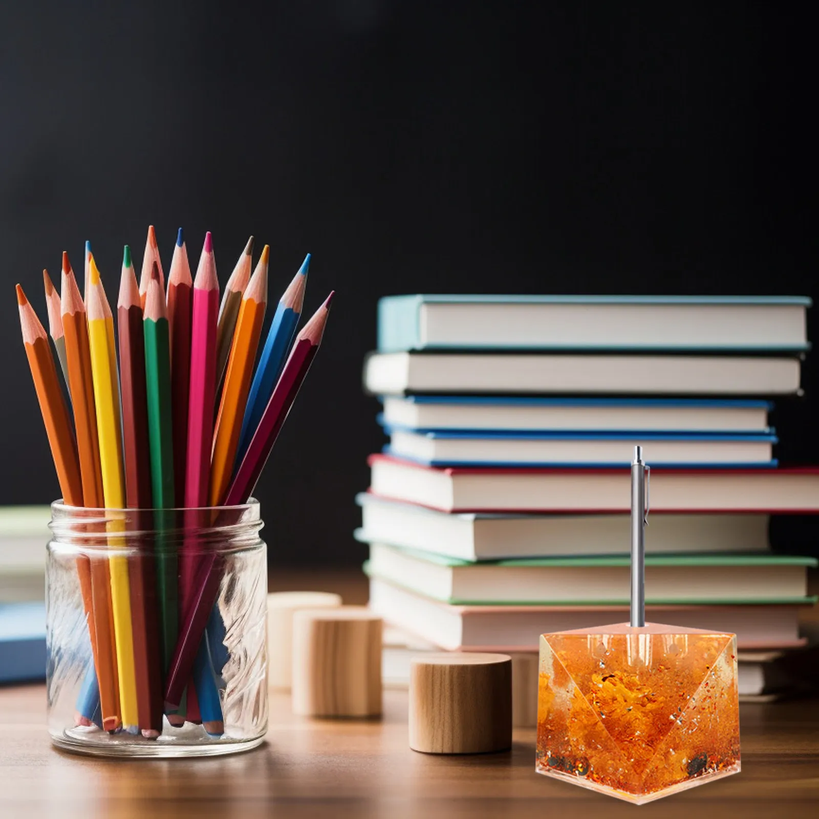 Artistic Dragon-Themed Pen Holder Plastic Desktop Pen Stand for Students Professionals Writers Ink Pens Quill Pens Office Study