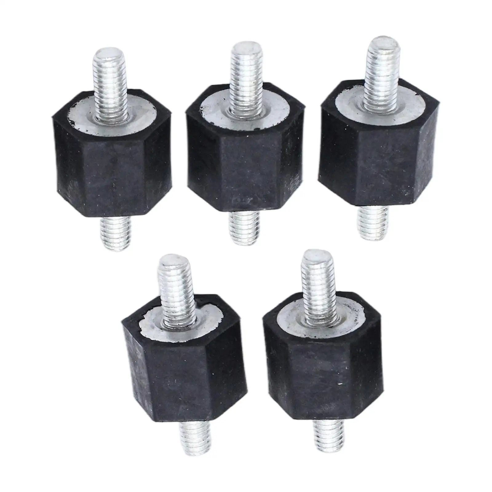 5 Pieces Rubber Mounts Shock Absorbers Isolator Mounts for Golf MK2