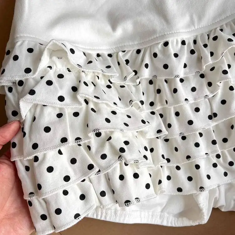 Sweet Sister Y2K Slim High Waist Layered Cake Short Skirt Anti-Light Polka Dot Half-length Skirt Baking Cake Skirt Spring 2026