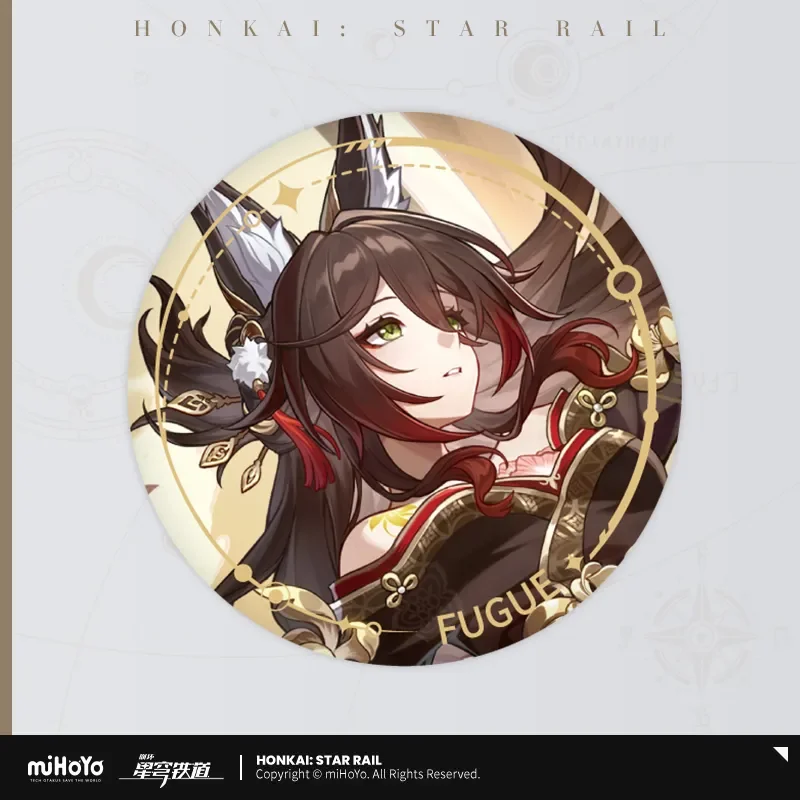 Sunsyea Honkai Star Rail Official Merch miHoYo Original Authentic The Nihility Path Badge Sampo Kafka Acheron Jiaoqiu Fugue