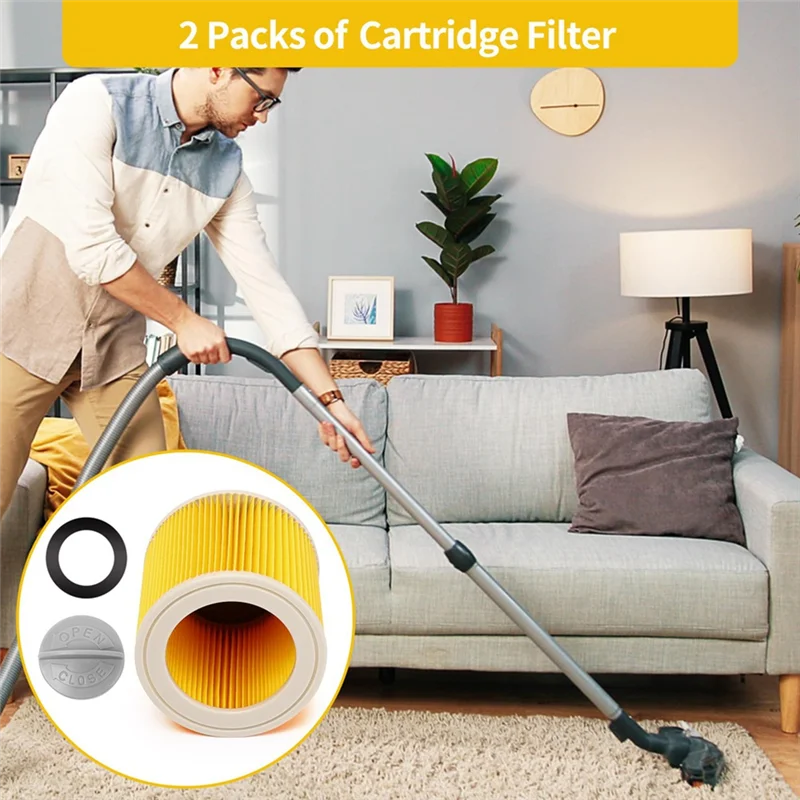 Filtre HEPA ABBK-3PCS pour aspirateurs Karcher WD WD2 WD3 WD1 MV3 MV2, pièces WD2250 WD3.200 WD3.300