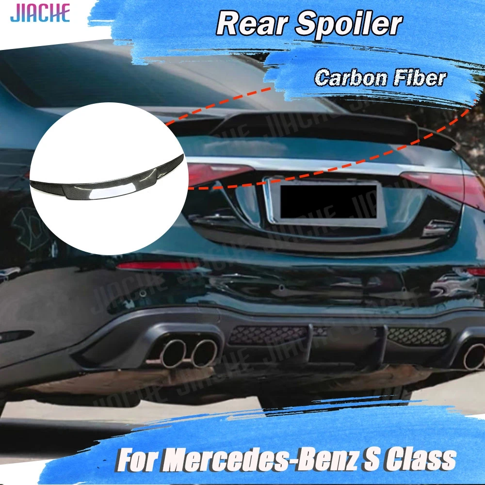 

Carbon Fiber Car Rear Bumper Spolier For Mercedes-Benz S Class W223 S500 S580 Sedan 2021-2023 Rear Wing Body Kits
