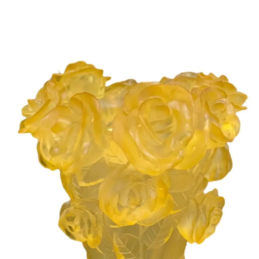 Crystal Vase Arrangement Supplies Handmade for Bedroom Household Tabletop
