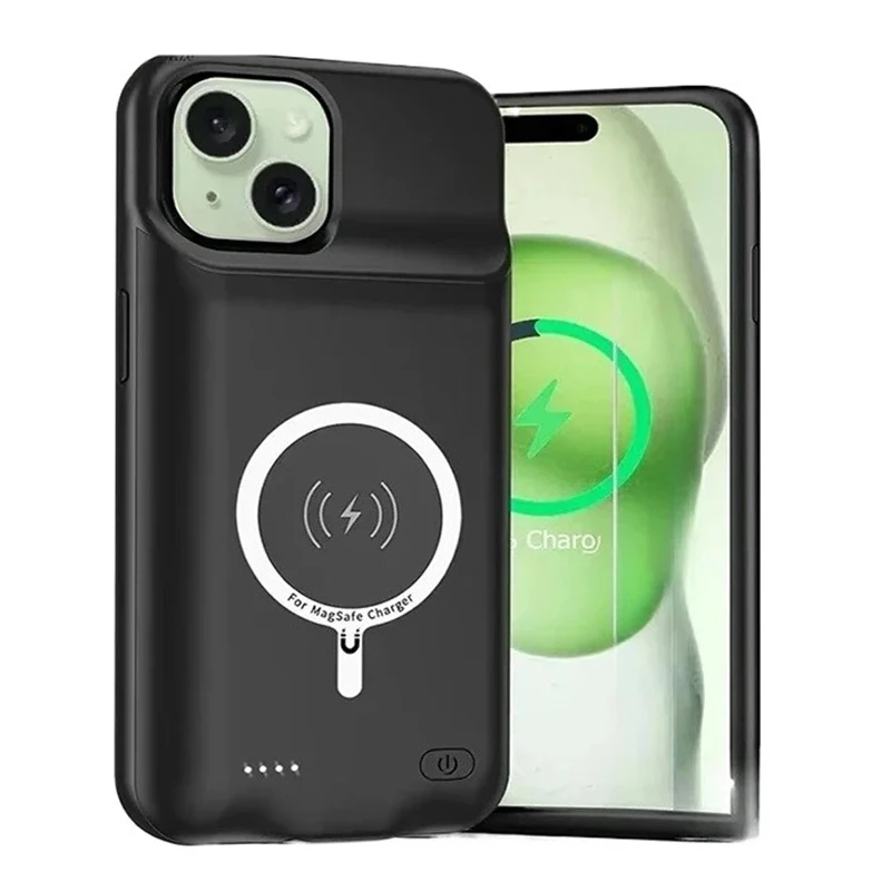

10000mah Power for Magsafe Power Bank for IPhone 16 Pro Max 12 13 14 15 Pro Max 16 Plus Magnetic Wireless Battery Charger Case