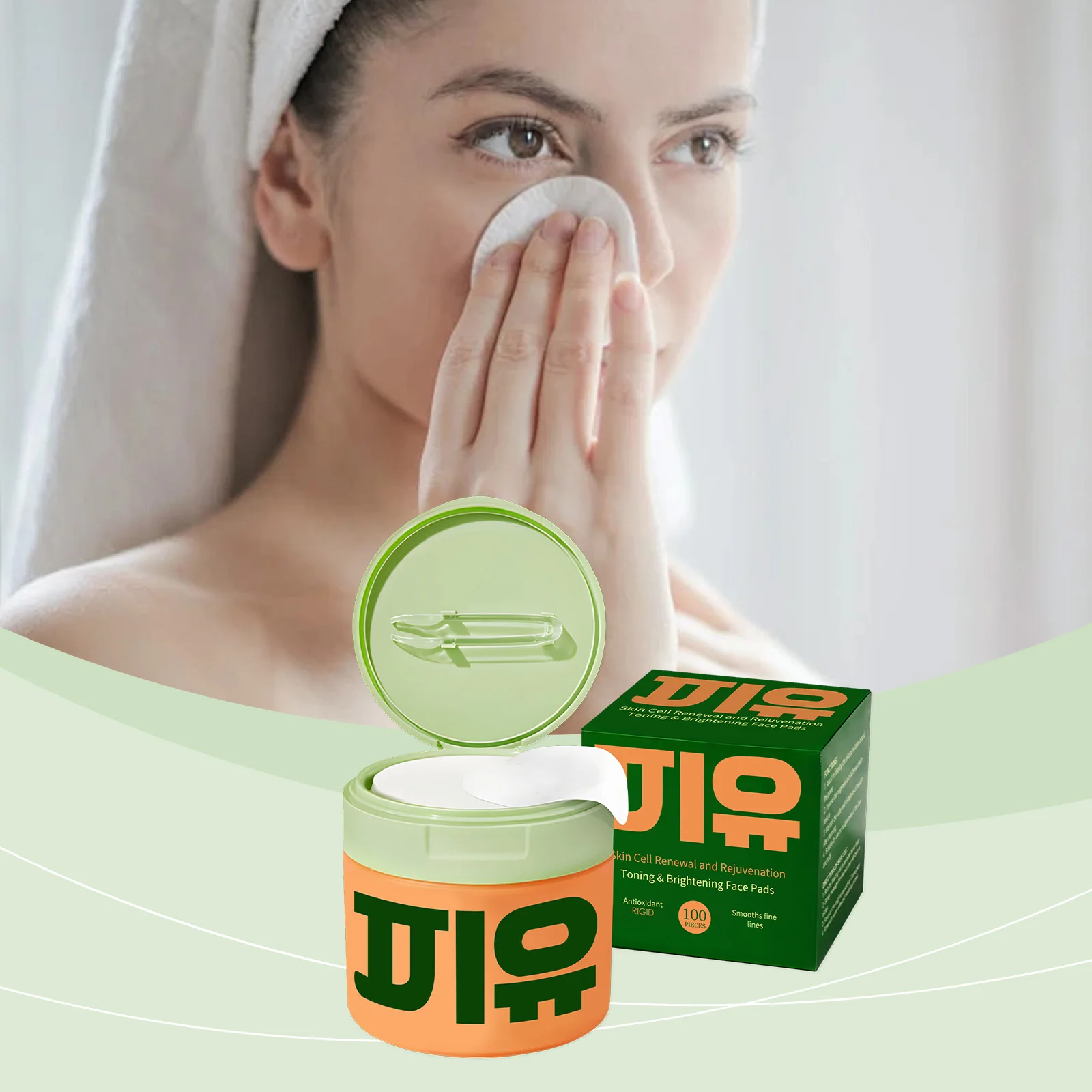 

Увлажняющие ватные диски Centella Asiatica: нежные подушечки для тонирования кожи для увлажнения и увлажнения, смягчающие кожу лица.