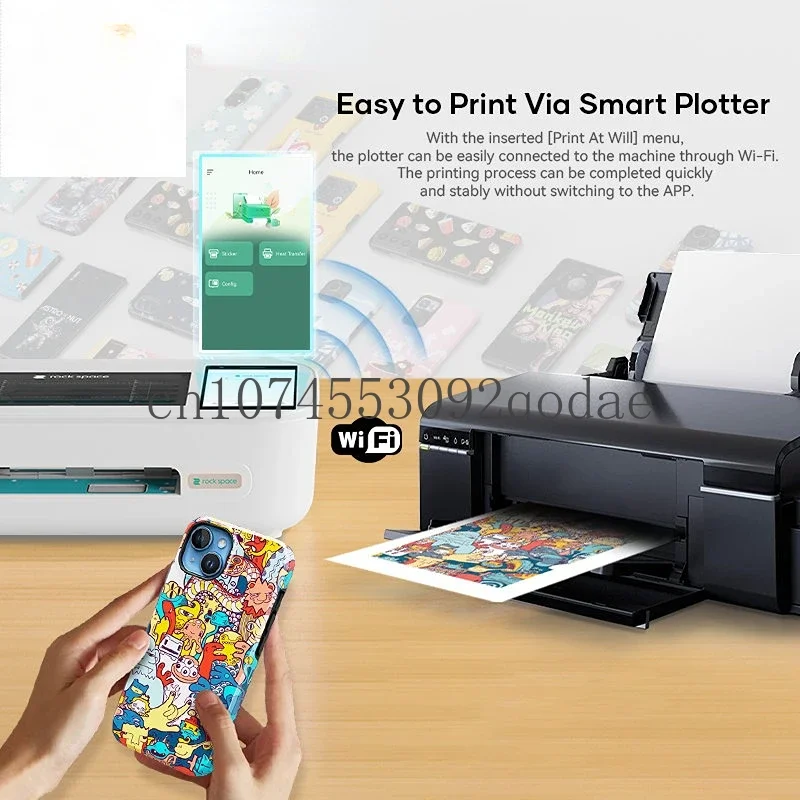 Heat Transfer Printer Phone Case 3d Sublimation Machine Mini Heat Press for Colorful DIY Phone Case