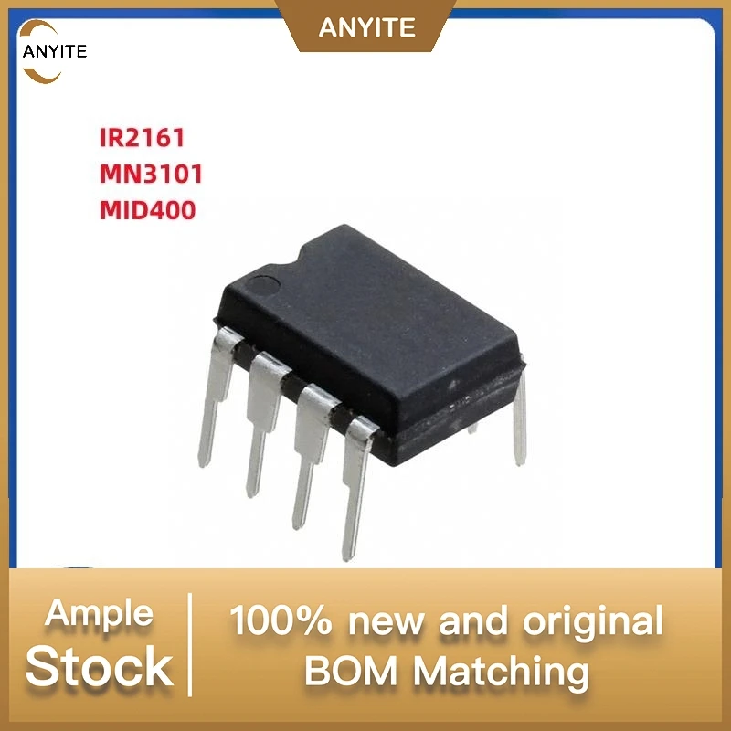 10Pcs/Lot   NEW  IR2161  2161    MN3101   3101   MID400 D400   DIP8