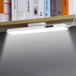 LED Desk Lamp Magnetic USB Rechargeable Light Stepless Dimming Table Lamp Hanging Bedroom Table Reading Rechargeable Night Light