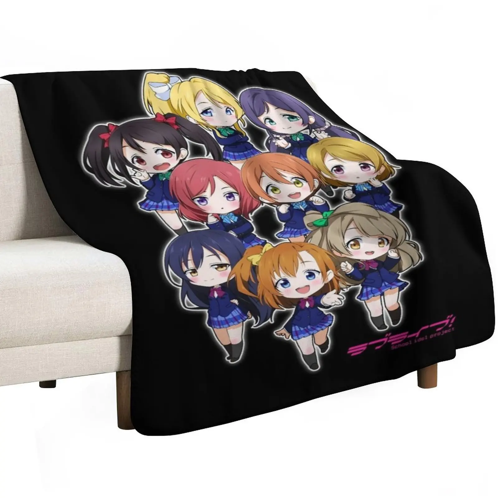 LOVE LIVE! SCHOOL IDOL PROJECT Throw Blanket Soft Big Thins Winter beds for winter Tourist warm winter Blankets