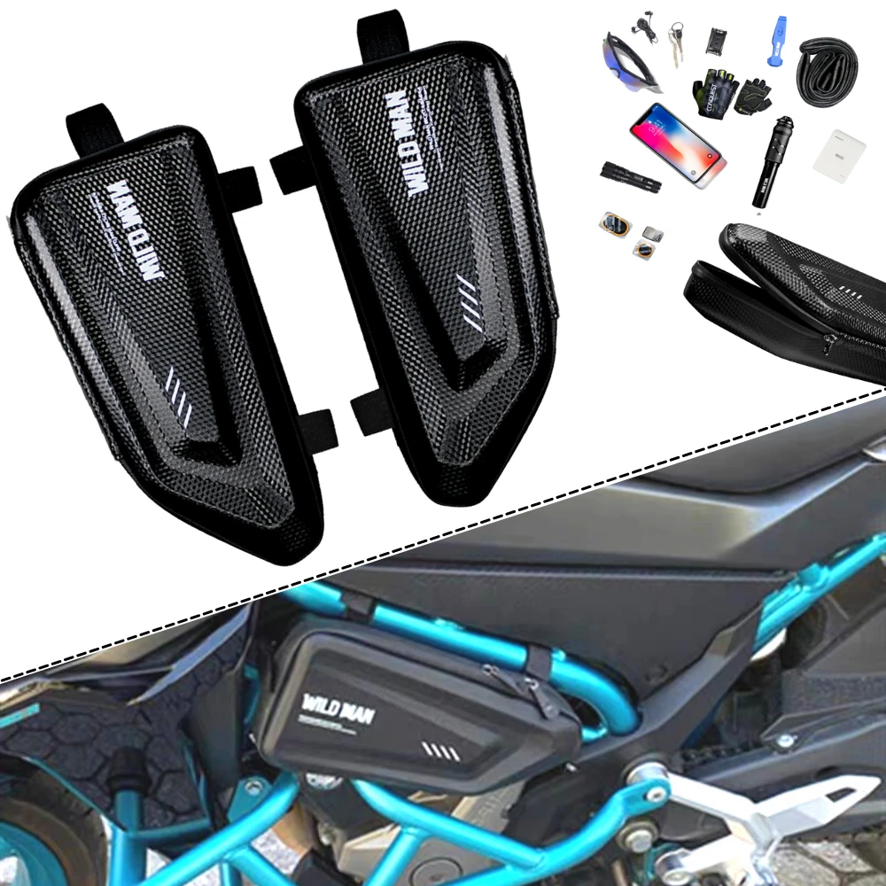 

For BMW R Nanet G310R F900XR F900R S1000XR S1000R R1250GS ADV Motorcycle Side Pack Storage Bag Waterproof Bag luggage Travel Bag