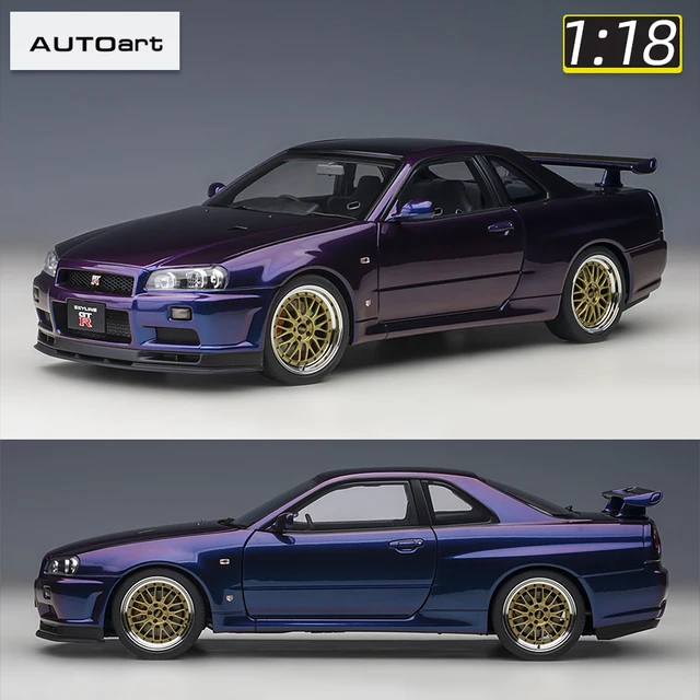 AUTOart 1:18 for Nissan R34 NISMO GT-R Z-TUNE Car model static