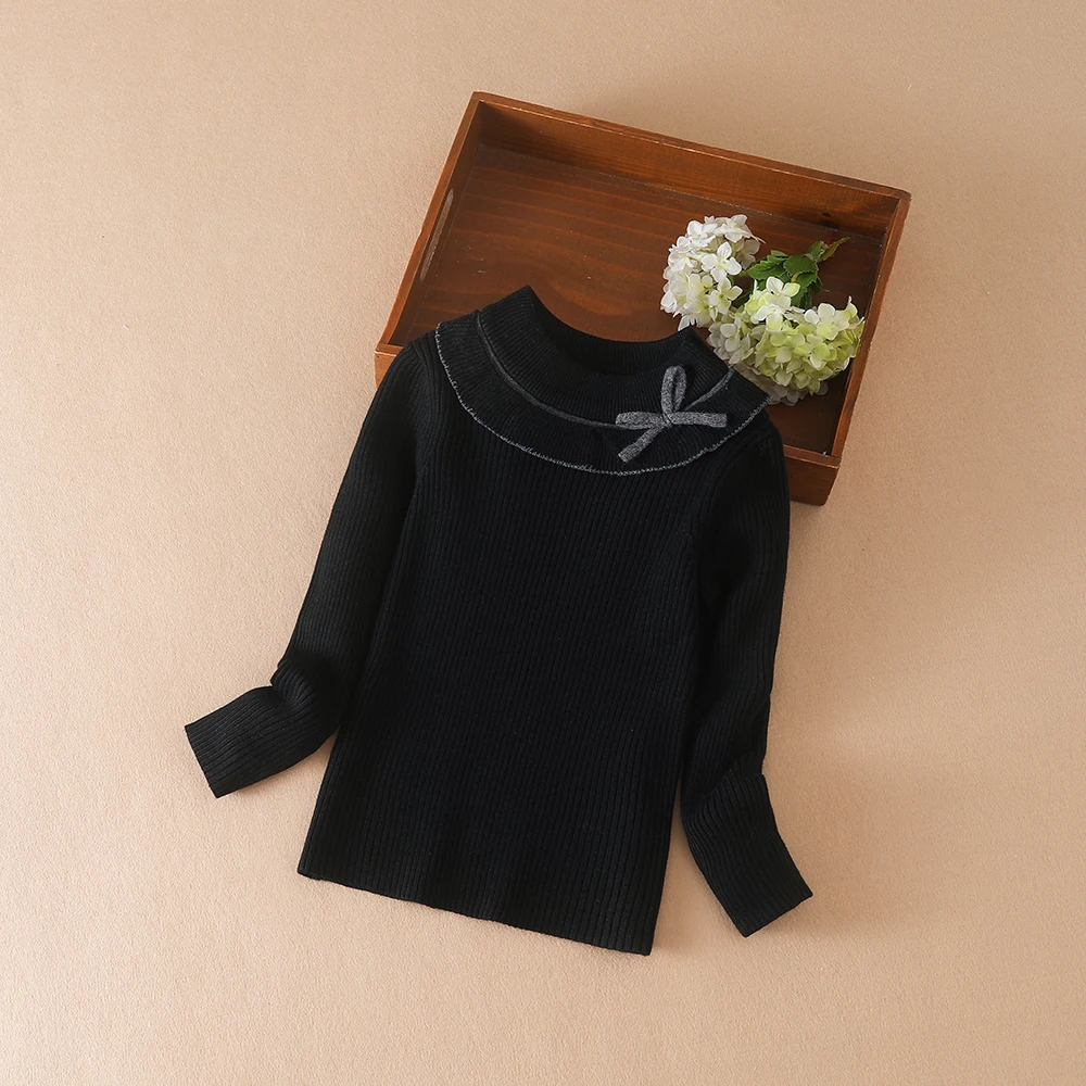 Girls Sweater Pullovers Autumn Winter Baby Warm Sweaters Tops Children Knitwear Kids Clothes