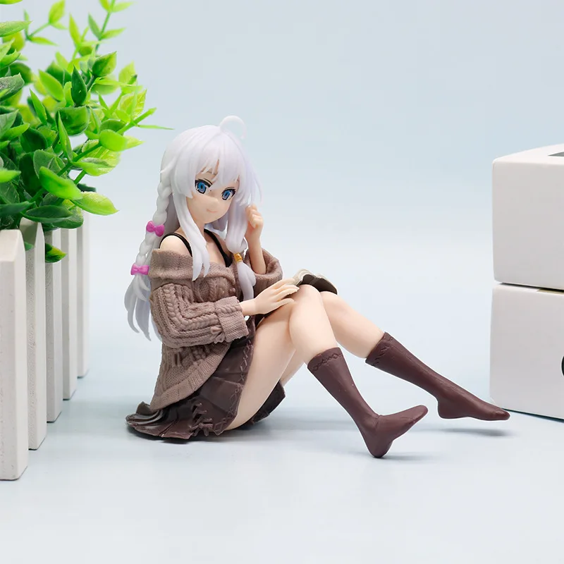 Wandering Witch: The Journey of Elaina Figurine Kawaii Anime Girl PVC Miniatures Ornaments Model Doll Toy Garage Kits GK Figures