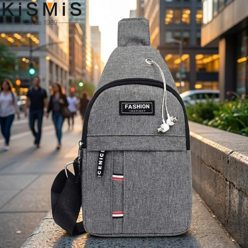 

Versatile Messenger Bag Large Capacity Sports Cycling Bag Multi-functional Chest Bag for Men Women Crossbody Sling Bag