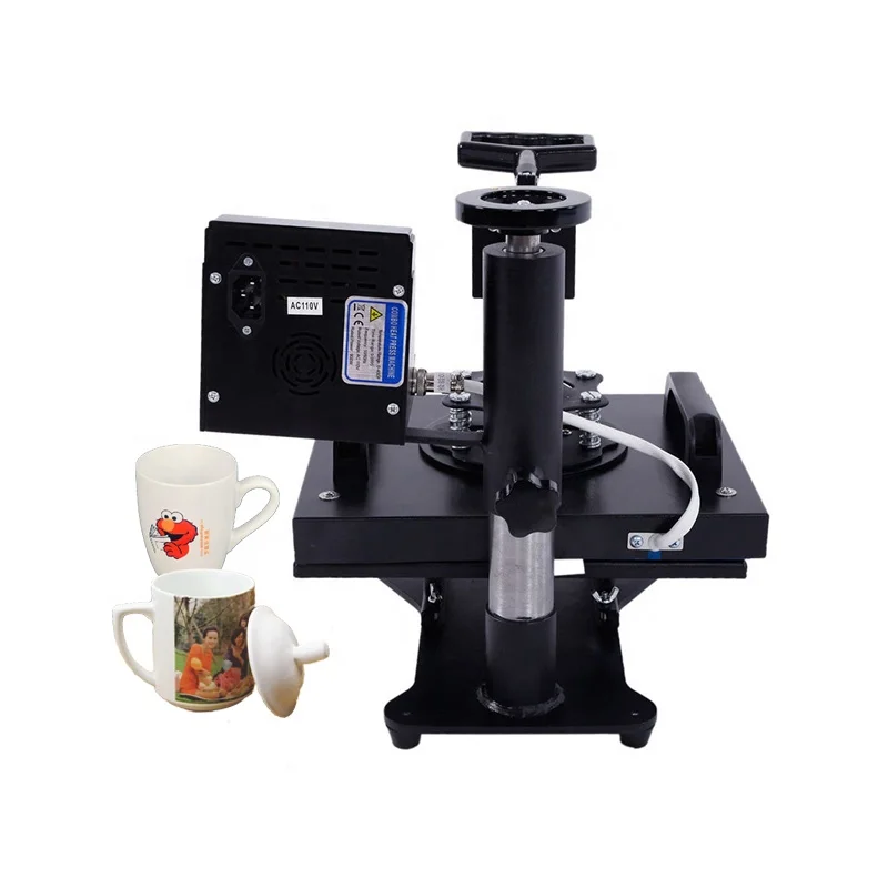 Versatile 5‑in‑1 Heat Transfer Press Sublimation Transfer Accessory for Garment Cup Metal Plate Craft Processing