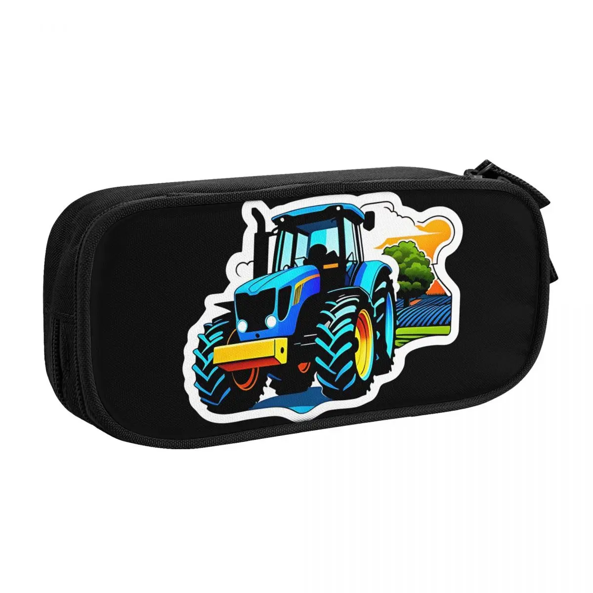 

Cute Tractors On The Farm Pencil Cases Pencil Pouch Pen Box for Student Large Storage Bag Students School Gift Stationery