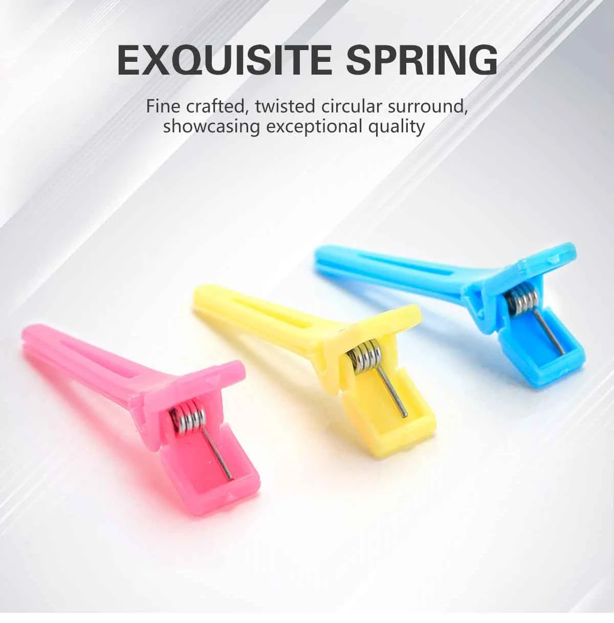 Professionelle Friseursalon Haarnadeln Tragbare Kind Kunststoff Einzelne Zinke Haarspange Mini Haarpflege Styling Werkzeuge – Detail 3