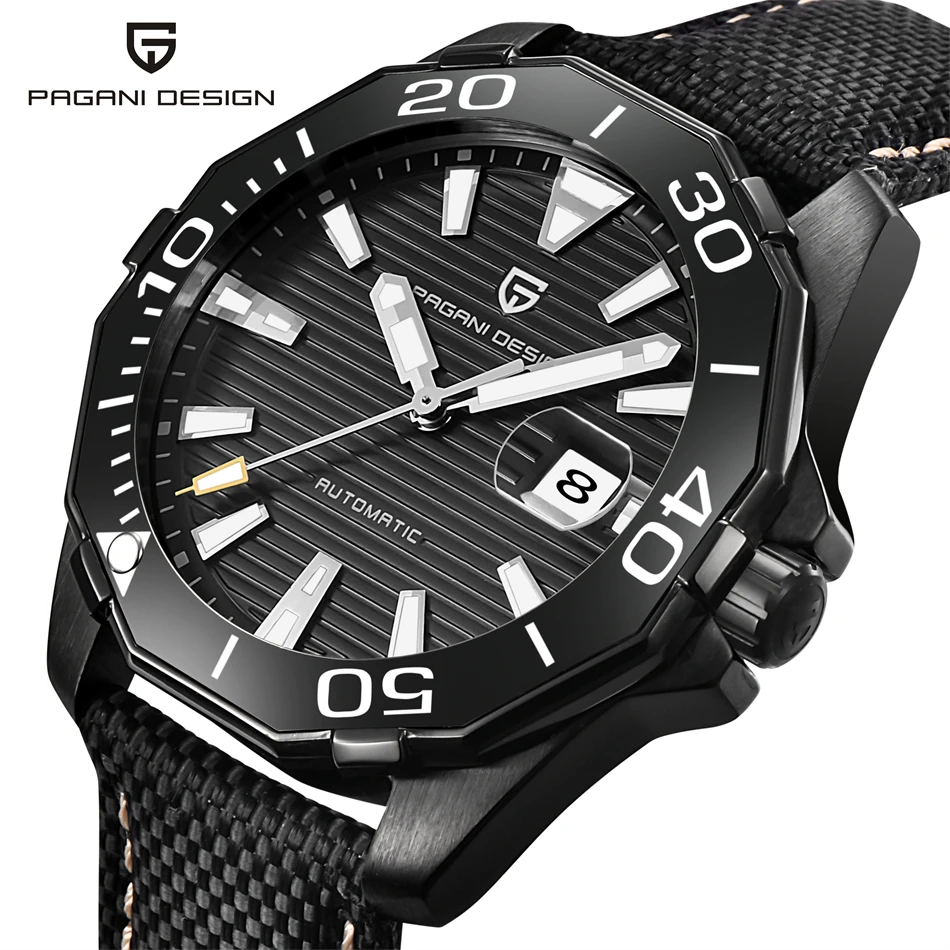 العلامة التجارية الجديدة PAGANI DESIGN 1617 ساعات آلية رياضية عسكرية للرجال مقاومة للماء من الفولاذ المقاوم للصدأ ساعة رجالية فاخرة من أفضل العلامات التجارية #6
